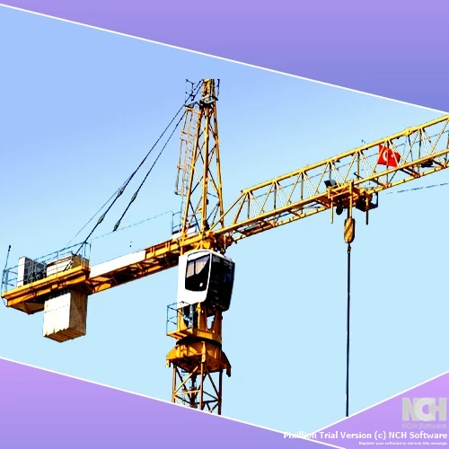 جرثقیل ساختمانی با دکل ثابت